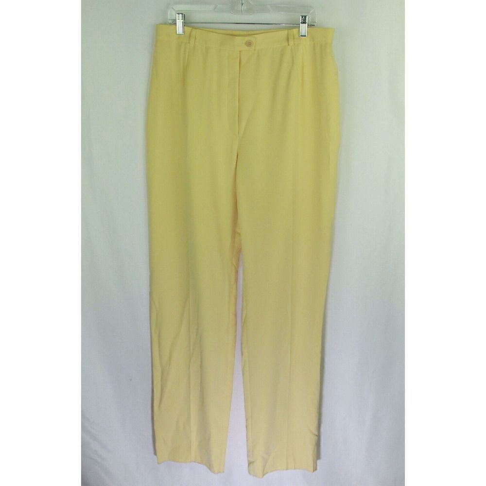 Bernard Zins Dress Pants Trousers Microfiber Made in France Womens 14 New